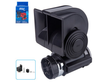 Сигнал пневматический VITOL, CA-1410, 12V, чёрный