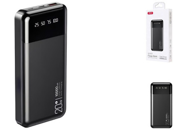 Power Bank XO PR191 PD20W/QC18W digital light display 10000 mAh Цвет Черный
