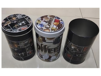 Банки металлические для хранения, 13,5x9см (цена за набор 3шт)