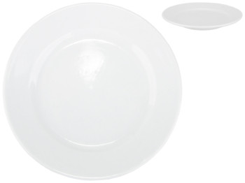 Блюдце Helios белая 6" D15см