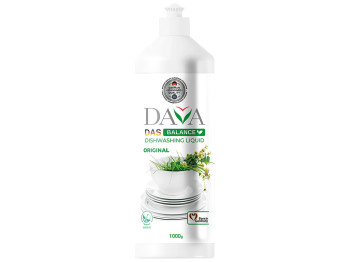 Засіб для миття посуду Dava Das Balance Original, екологічний, безфосфатний, 1 л