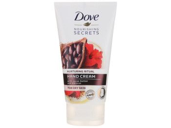 Крем для рук Dove Nourishing secrets Живлення з олією какао і гібіскусом 75мл