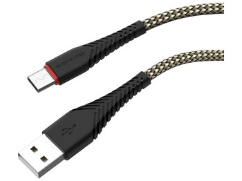 Кабель USB Borofone BX25 Powerful Type-C Колір Чорний