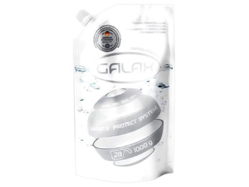 Гель для прання Galax для білих речей, дойпак 1л