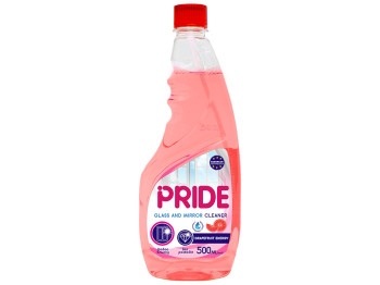Средство для мытья стекол и зеркал Pride Grapefruit Energy с нашатырным спиртом 500мл запаска