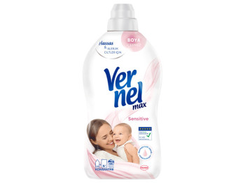 Кондиционер для белья Vernel Max Sensitive концентрированный, 1,44мл