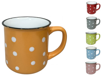 Чашка Цветной горошек, 310мл