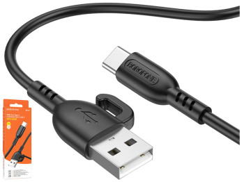 Кабель USB Borofone BX91 Type-C 3A Колір Чорний