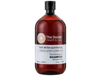 Шампунь для волос The Doctor Sebo-stop Complex Против перхоти, с дегтем и ихтиолом, 946мл