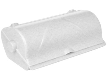 Тримач для паперових рушників R plastic Бантик, білий мармур, 24003