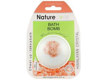 Средство для ванн шипучее Nature Code Bath Bomb Himalayan Crystal 100г