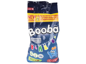 Стиральный порошок Booba Колор для цветного и белого белья 2,8кг