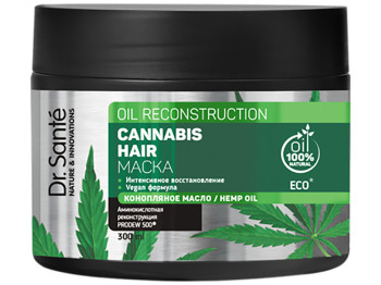 Маска для волос Dr.Sante Cannabis hair "Интенсивное восстановление" 300мл