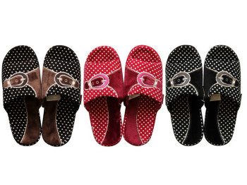 Капці жіночі м'які з відкр. носком, анатом. устілка, підошва ПВХ (39 р., маломірять) 3 забарвлення