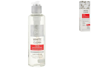Гель для умывания отбеливающий Hirudo Derm White Line 180мл