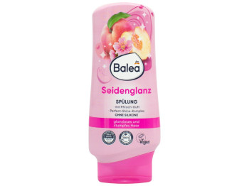 Кондиціонер для волосся Balea Seidenglanz Блискучий ефект, без силікону, аромат персик, 300мл