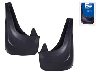 Брызговики Vitol универсальные резиновые, комплект 2шт (БА-02)