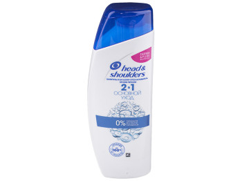 Шампунь и бальзам-ополаскиватель 2в1 против перхоти Head&Shoulders Основной уход 200мл