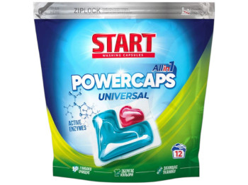 Капсулы для стирки Start Universal, универсальные, без отбеливателей, 294г, 38×26×25см, 12шт