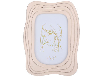 Фоторамка 10х15см, размер рамы 15,5х20,5х1,8см, цвет - персиковый антик