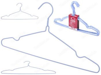 Вешалка для одежды просиликоненая IDEA HOME Blue металлическая 39,4х21см (цена за набор 8шт) 47404