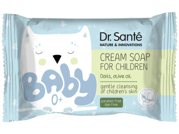 Крем-мило дитяче Dr.Sante Baby "Овес і оливкова олія" 90гр