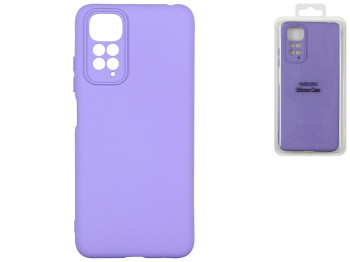 Чехол Silicone Cover Full Camera (A) для Xiaomi Redmi Note 11 (Global) / Note 11S, цвет 05.Lilac