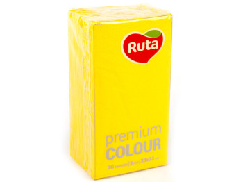 Салфетки "Ruta" Premium Color желтые ароматизированные 33x33см 30шт