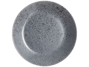 Тарілка десертна Luminarc Slate, ударостійке скло, 18×2,1см, колір сірий