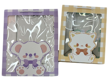 Пакет подарочный бумажный S Animal babies, 18x23x10см