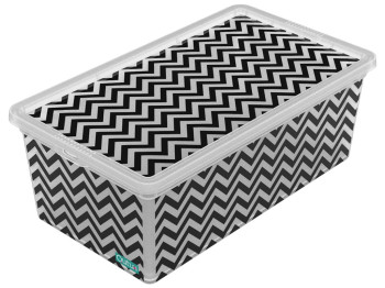 Контейнер із кришкою Qutu Light Box Zig Zag, 5л