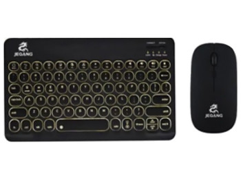 Беспроводная Клавиатура и Мышь JEQANG JB-362, цвет Черный