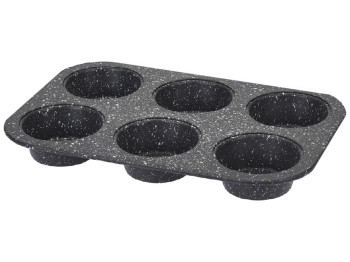 Форма для выпечки кексов, 6шт/л, 26,5x17,5x3см
