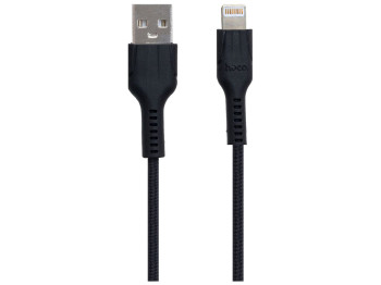 Кабель USB Hoco U31 Benay Lightning Цвет Чёрный