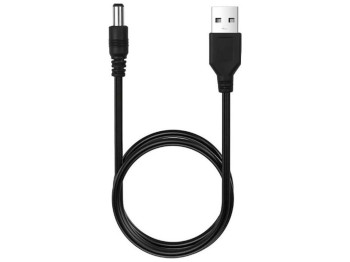 Кабель USB to DC для роутера 5v 5.5x2.1 mm Цвет Черный