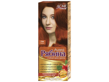 Крем-фарба Acme-color "Горобина Avena" Тіціан тон 734