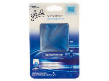 Аромаблок для освежителя в ванную Glade Sensations "Прохлада источника"