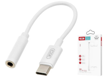 Переходник XO NB-R161 audio adapter Type-c to 3.5мм Цвет Белый