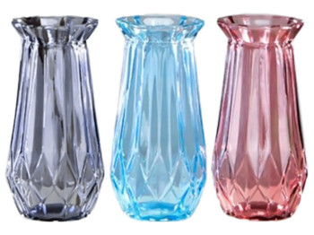 Ваза Viva Ombre, 20см, синій, 6900068417137