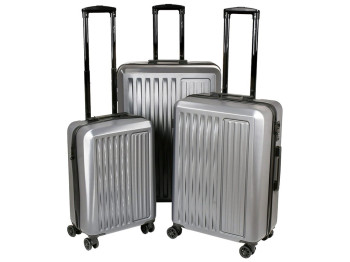 Набір валіз 20/24/28'', пластик (ціна за набір 3шт)