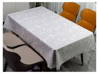 Клеёнка Style, ПВХ на тканевой основе, 1.40×20 м, с растительным узором, цвет серый