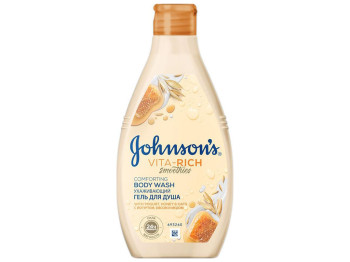 Гель-смузи для душа Johnson's Body Care Vita-Rich ухаживающий с йогуртом, овсом и медом 250мл