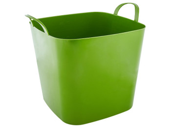 Відро будівельне мяке, квадратне, 22л (колір хакі) 127016