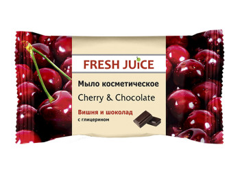 Мило косметичне Fresh Juice "Cherry&Chocolate" вишня і шоколад 75г
