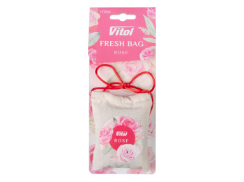Освежитель воздуха Vitol Fresh Bag Rose, аромат розы, мешочек
