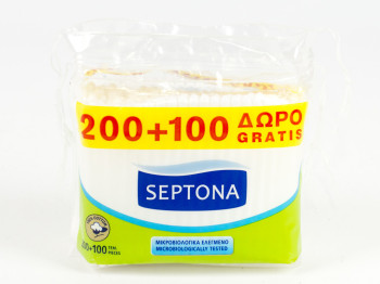 Ватные палочки "Septona" п/е 200+100шт