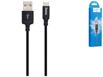 Кабель USB Hoco X14 Times Speed Type-C 2m, Чёрный