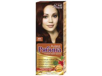 Крем-фарба Acme-color "Горобина Avena" Махагон тон 033