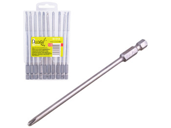 Набір біт магнітних для шуруповерта Alloid, PH2 120мм, S2, SB-12120 (ціна за набір 10шт)