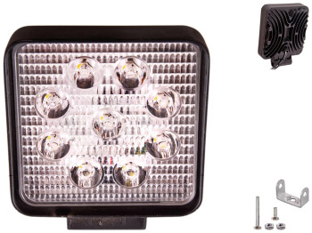 Фара рабочего света Pulso, WLP-27306 SPOT/Д, 110х110х50мм, 10-30V, 27W, 6000K
